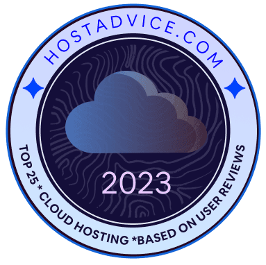Top 25 Cloud Host Award for cloudnetvox
